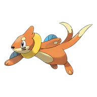 Buizel official Pokemon artwork
