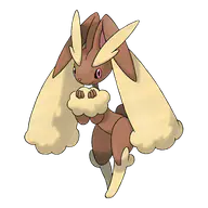 Lopunny official Pokemon artwork