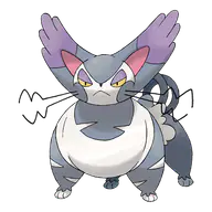 Purugly official Pokemon artwork
