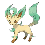 Leafeon official Pokemon artwork