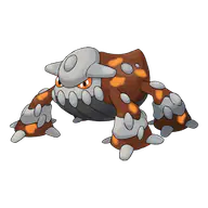 Heatran official Pokemon artwork