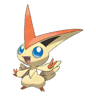 Victini official Pokemon artwork