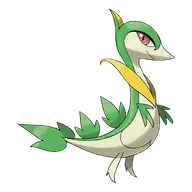Servine official Pokemon artwork