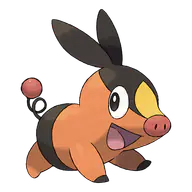 Tepig official Pokemon artwork