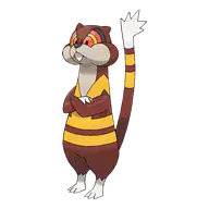 Watchog official Pokemon artwork