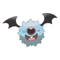 Woobat official Pokemon artwork