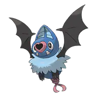 Swoobat official Pokemon artwork