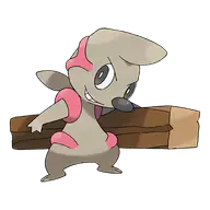Timburr official Pokemon artwork