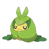 Swadloon official Pokemon artwork