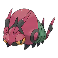Venipede official Pokemon artwork