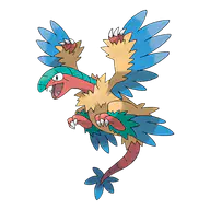 Archeops official Pokemon artwork