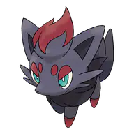 Zorua official Pokemon artwork