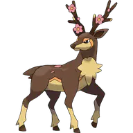 Sawsbuck official Pokemon artwork