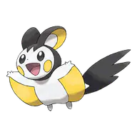 Emolga official Pokemon artwork