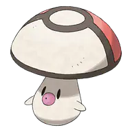 Foongus official Pokemon artwork