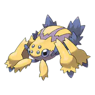 Galvantula official Pokemon artwork