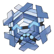Cryogonal official Pokemon artwork