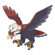 Braviary official Pokemon artwork