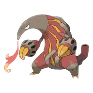 Heatmor official Pokemon artwork