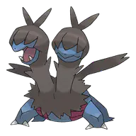 Zweilous official Pokemon artwork