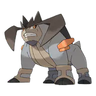 Terrakion official Pokemon artwork