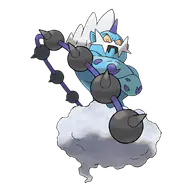 Thundurus official Pokemon artwork