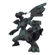 Zekrom official Pokemon artwork