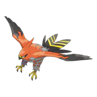Talonflame official Pokemon artwork