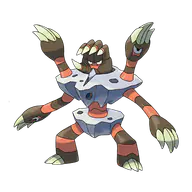 Barbaracle official Pokemon artwork