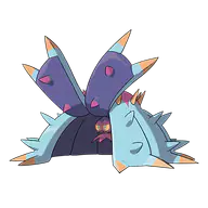 Toxapex official Pokemon artwork