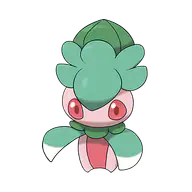 Fomantis official Pokemon artwork