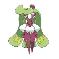 Tsareena official Pokemon artwork
