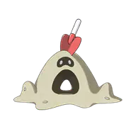 Sandygast official Pokemon artwork