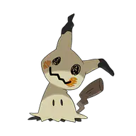 Mimikyu official Pokemon artwork