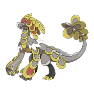Kommo O official Pokemon artwork