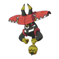 Tapu Bulu official Pokemon artwork