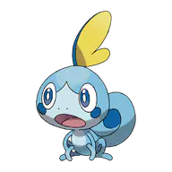 Sobble official Pokemon artwork