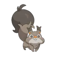 Skwovet official Pokemon artwork