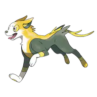 Boltund official Pokemon artwork