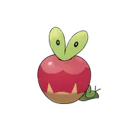 Applin official Pokemon artwork