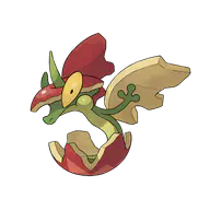 Flapple official Pokemon artwork