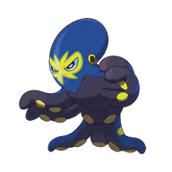 Grapploct official Pokemon artwork