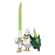 Sirfetchd official Pokemon artwork