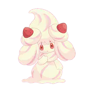 Alcremie official Pokemon artwork