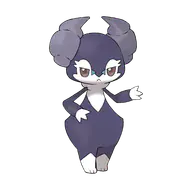 Indeedee official Pokemon artwork