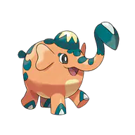 Cufant official Pokemon artwork