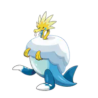 Arctozolt official Pokemon artwork