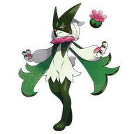 Meowscarada official Pokemon artwork