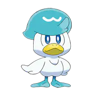 Quaxly official Pokemon artwork