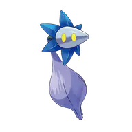 Glimmet official Pokemon artwork